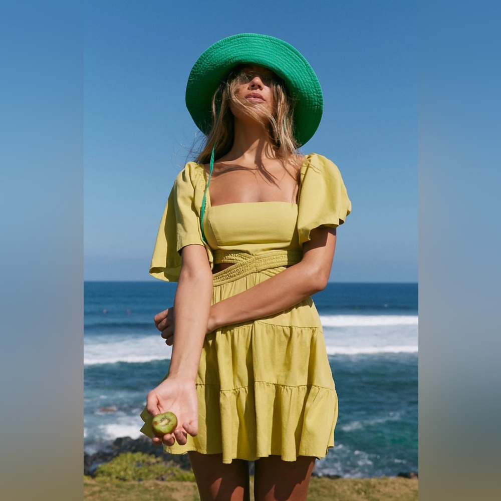 Free People Cross Of Sunlight Mini Dress